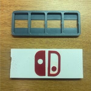 3D printed Nintendo Switch game holder